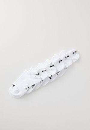 PLAIN SNEAKER UNISEX 6 PACK  - Calcetines - white