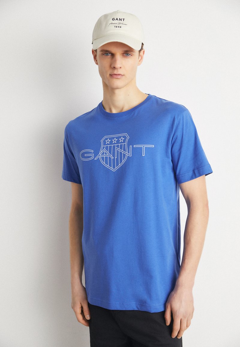 Gant Blue Preppy Logo Regular Fit Tshirt