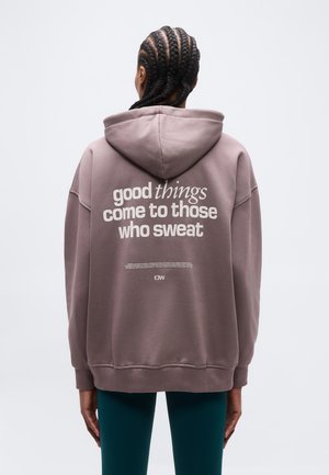 EVERYDAY RELAXED HOODIE PRINT - Huppari - warm grey