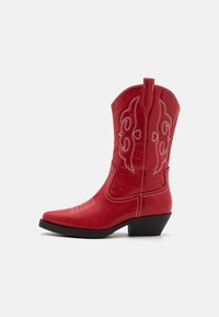 ONLBRONCO MID - Cowboy-/Bikerboot - red
