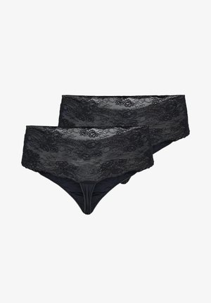 WITH WIDE TRIM - Slip - black