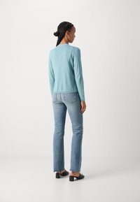 Marc O'Polo CARDIGAN LONGSLEEVE V-NECK - Ζακέτα - soft teal