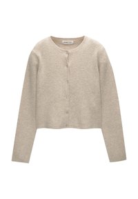 BUTTONED - Kardigán - sand