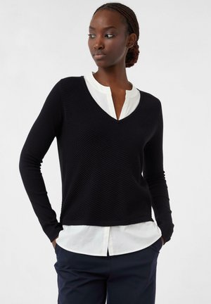 2-IN-1 - Maglione - schwarz