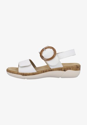 Sandali con plateau - white