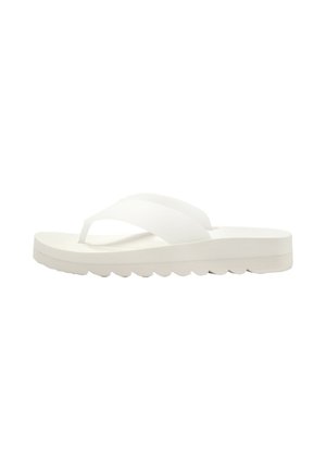 OYSHO, PLATFORM SANDALS - Rantasandaalit - white