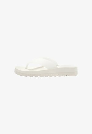 OYSHO, PLATFORM SANDALS - Rantasandaalit - white
