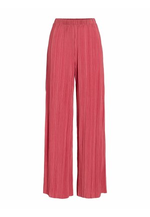 VILA, Wide-leg VIPLISA High waist - Pantalon classique - holly berry