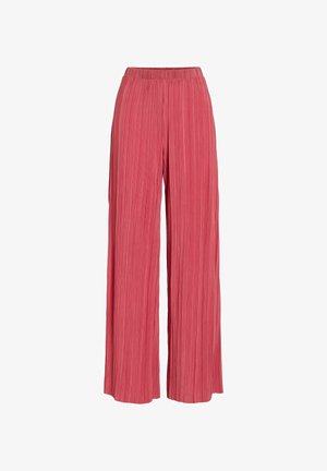 VILA, Wide-leg VIPLISA High waist - Pantalon classique - holly berry