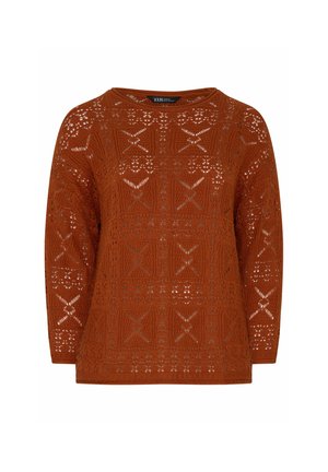 Yours Clothing, WOMEN'S JUMPERS - Jersey de punto - burnt orange
