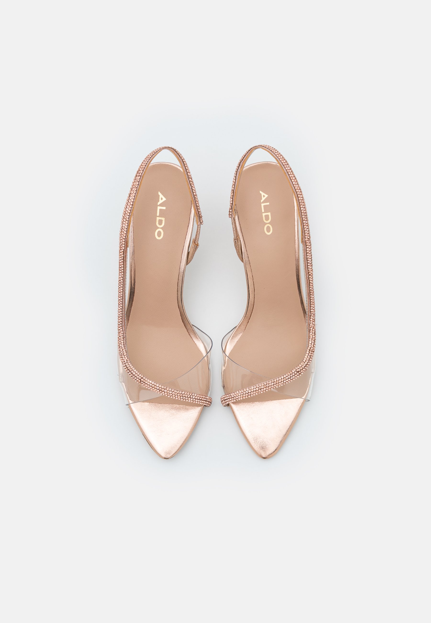 rose gold aldo sandals