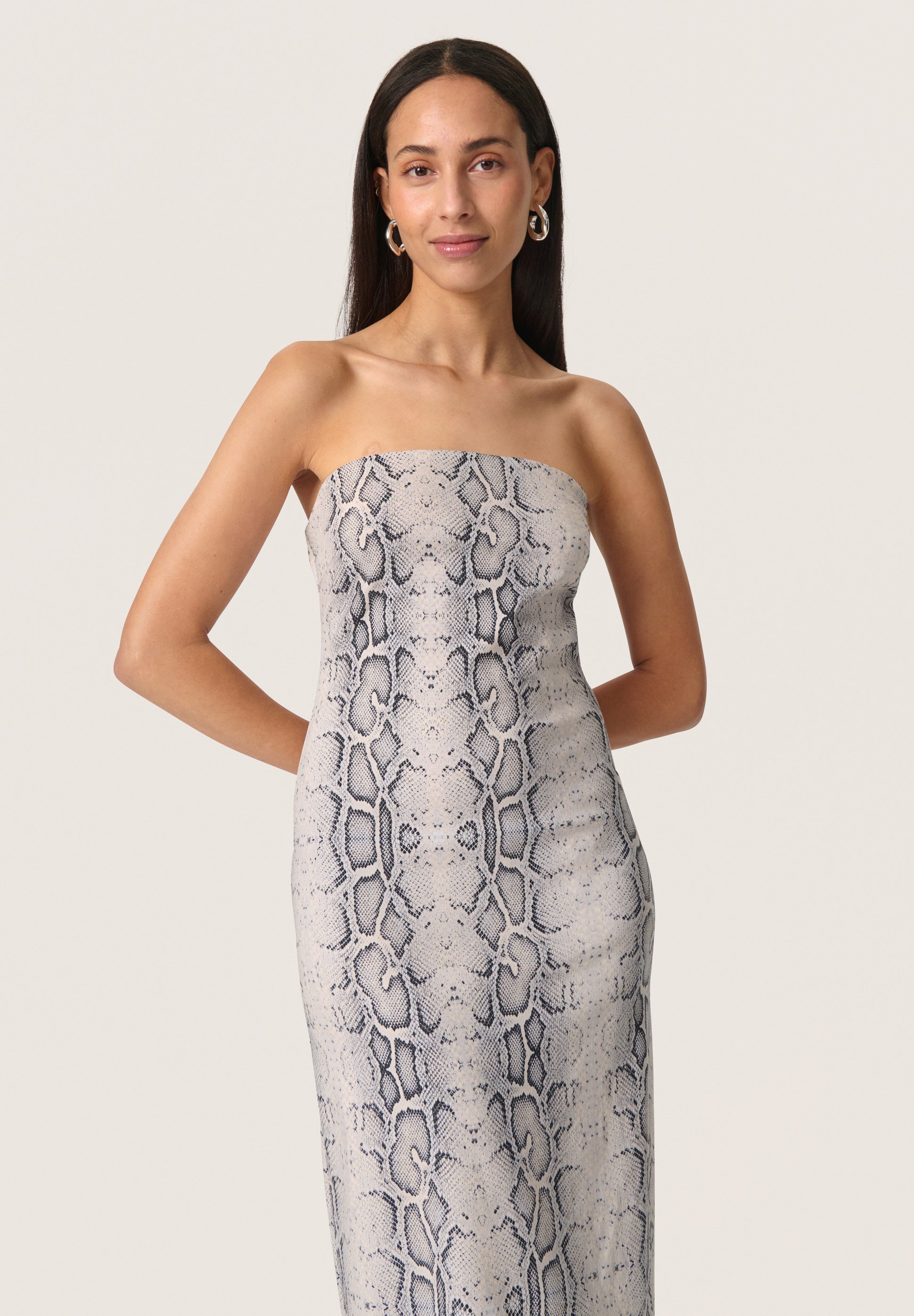 Soaked in Luxury SLXALA - Day dress - grey snake print/grey