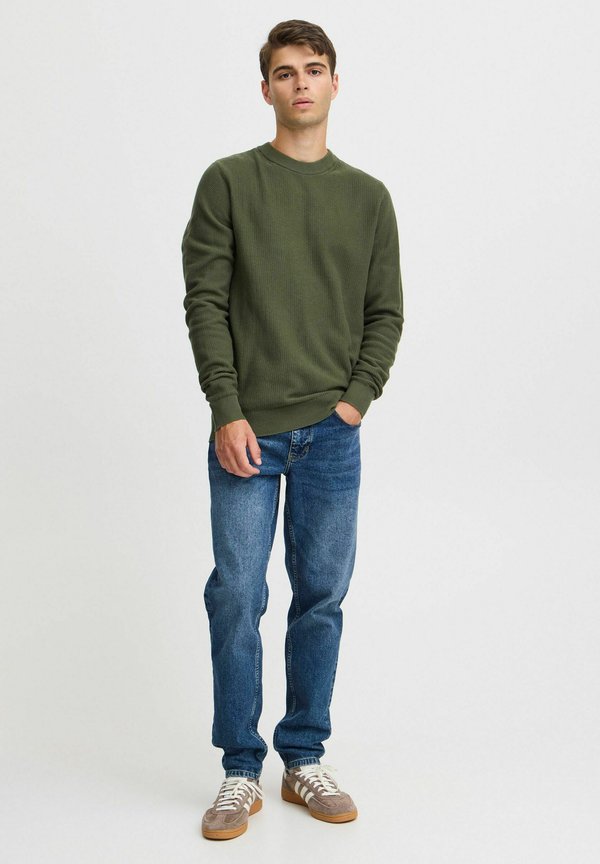 CFKARL 0160 structured crew neck knit - Jumper - deep depths4