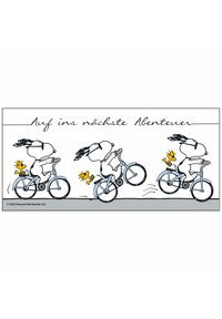 Snoopy THE PEANUTS SNOOPY - AUF INS NÄCHSTE ABENDTEUER - Trinkflasche - weiß