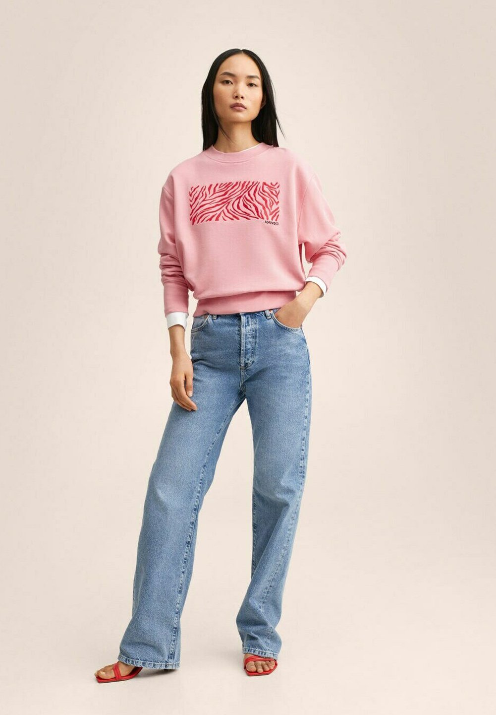 sweatshirt roze