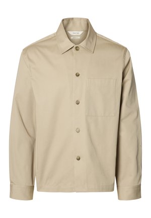Selected, Over Regular Fit Cotton - Letná bunda - beige