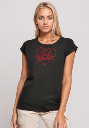 CLASSIC ROLL UP GPWR - Print T-shirt - black