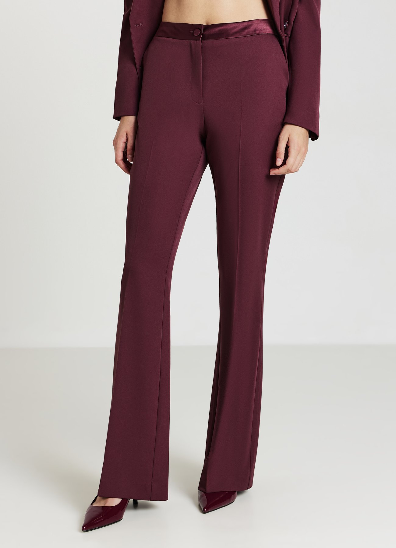 Calliope A ZAMPA Pantaloni bordeaux