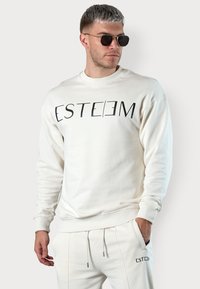 LETTERING 3.0 - Sweatshirt - cream