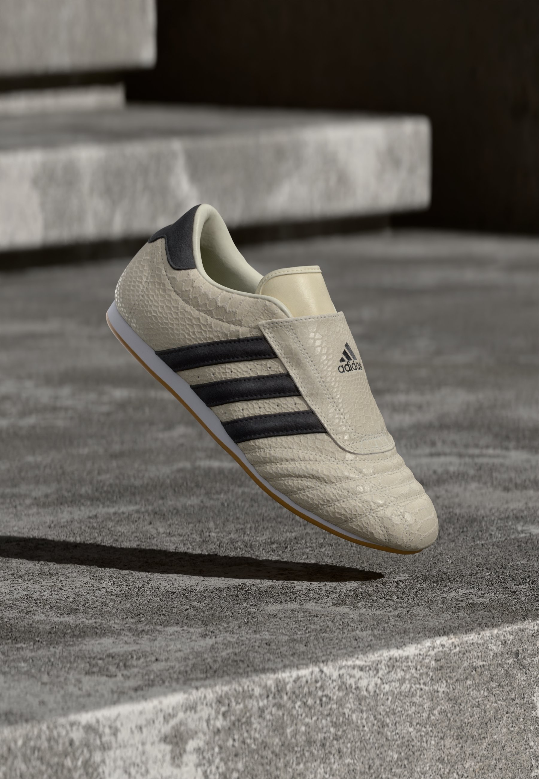 adidas Originals TAEKWONDO - Tenisky - cream white/utility black