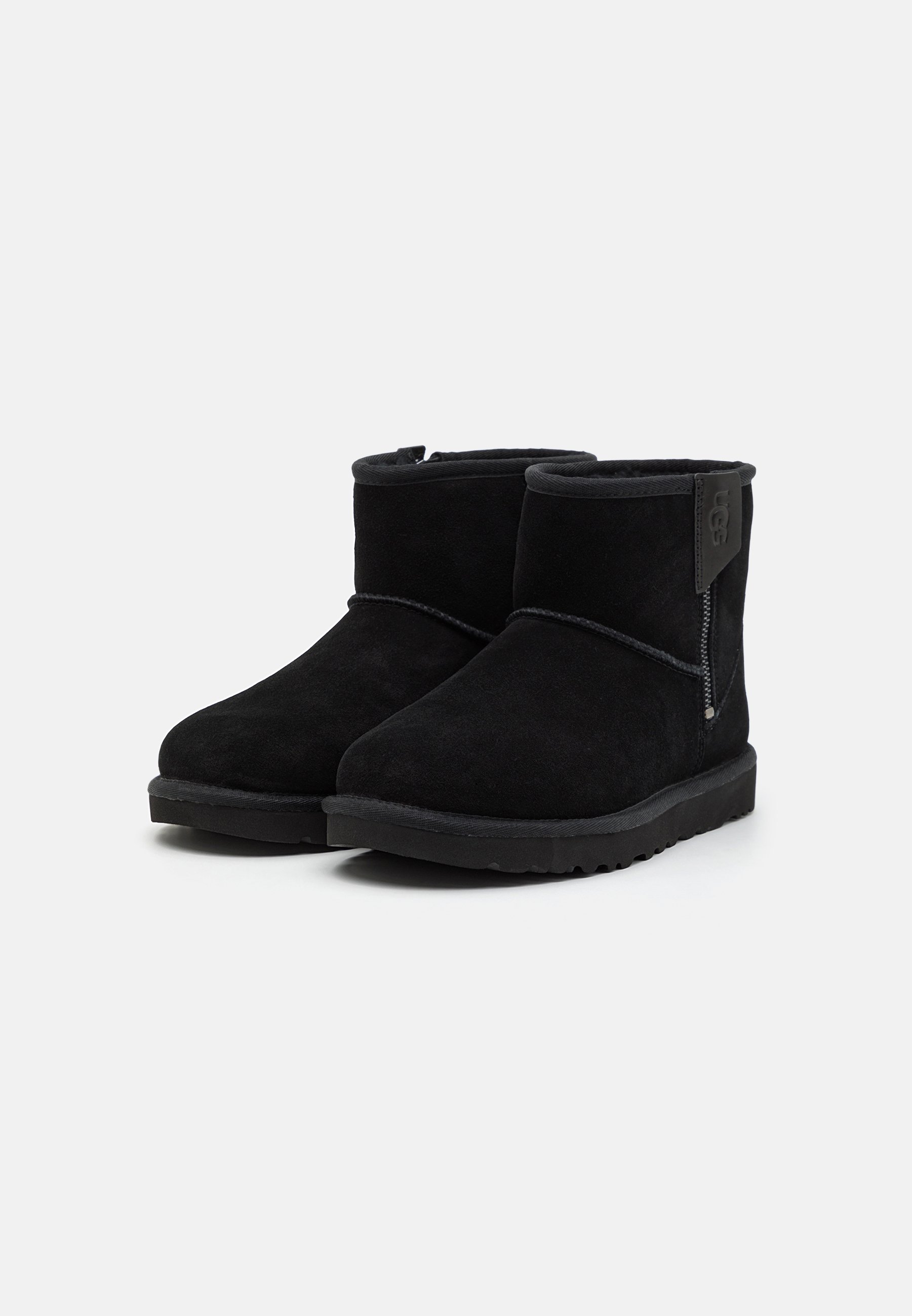 UGG CLASSIC MINI BAILEY ZIP - Classic ankle boots - black