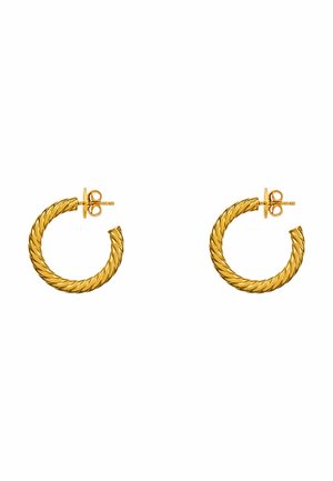 CON TEXTURA GALLONADA - Pendientes - yellow