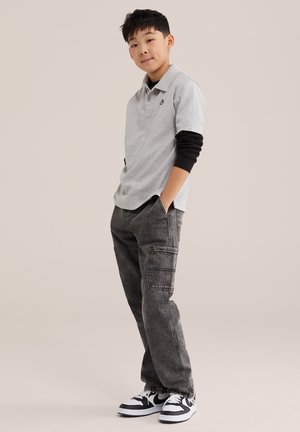 WE Fashion, BLUE RIDGE - Cargobroek - dark grey