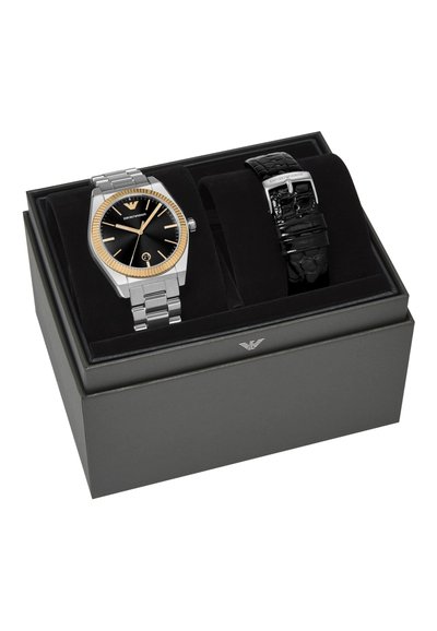 Emporio Armani TRADITIONAL FEDERICO - Accessoire de performance - silver-coloured