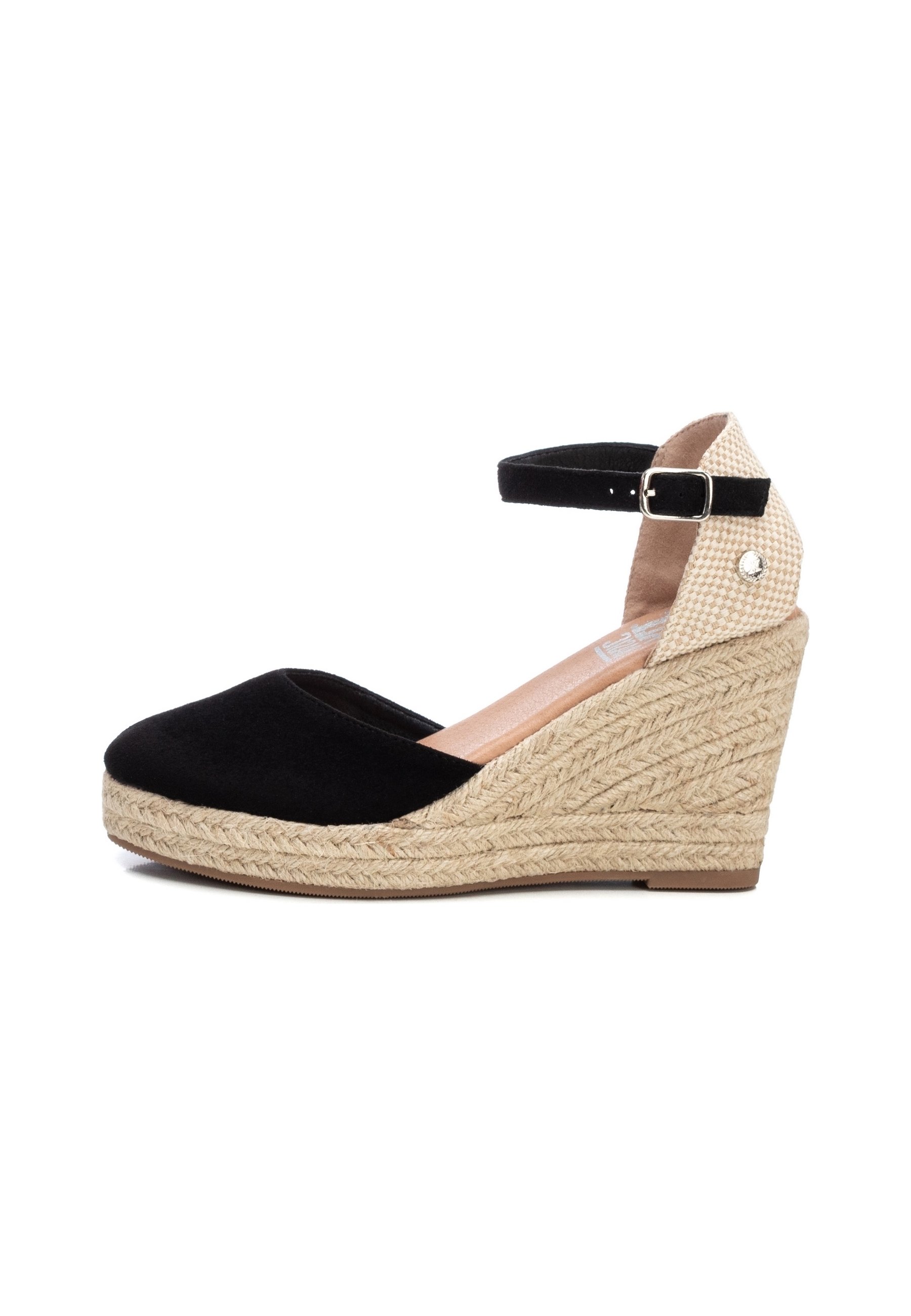 XTI Sandalias de cuña - black/negro - Zalando.es