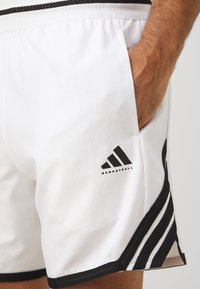 adidas Performance CRAZYLITE SHORT - Short de sport - white/black