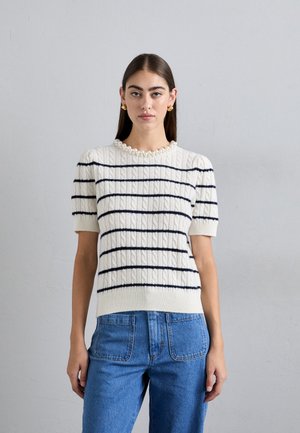 MADIE MARINIERE - T-shirt imprimé - ecru
