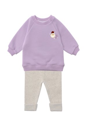 WEIHNACHTSMANN SET - Sweatshirt - flieder