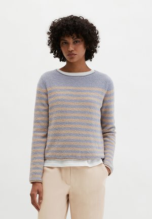 REGULAR - Strickpullover - light blue