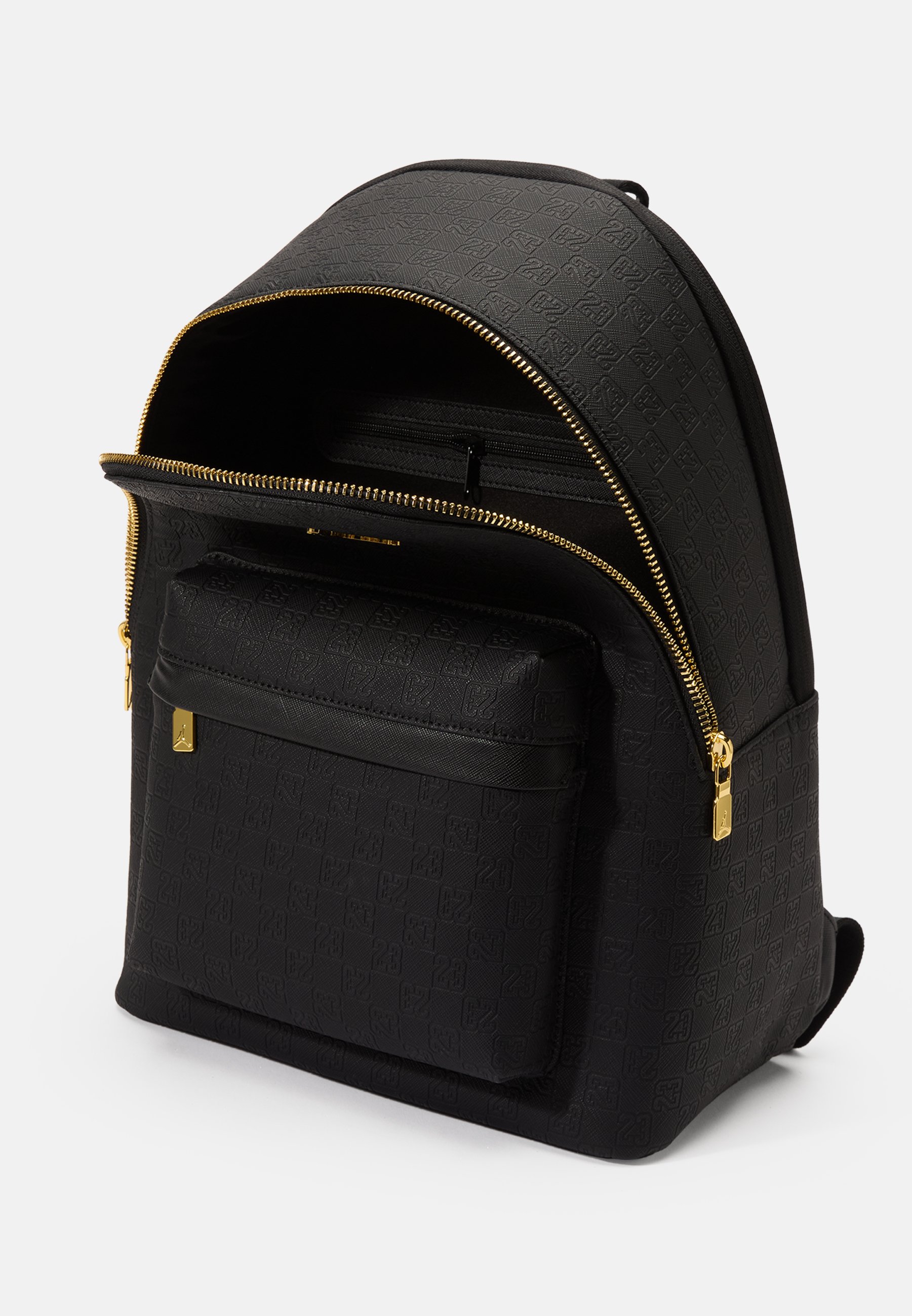 Jordan JAM MONOGRAM BACKPACK - Rucsac - black/gold-coloured/negru