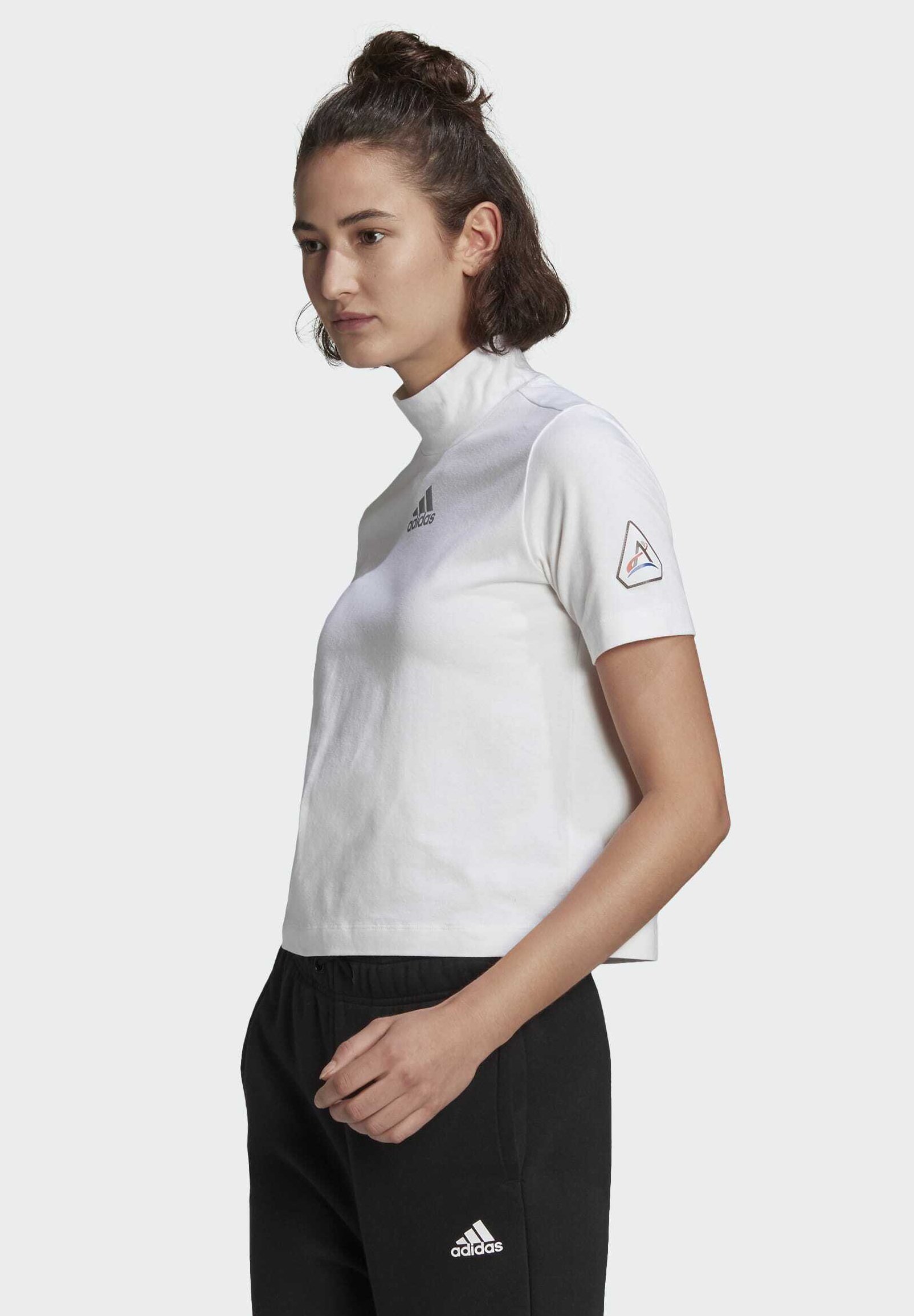 Women SPACE CROPPED - Print T-shirt Women SPACE CROPPED - Print T-shirt