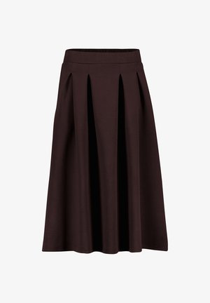 Vera Mont, VERA MONT MIT GUMMIZUG MIDIROCK - Jupe trapèze - dark maroon