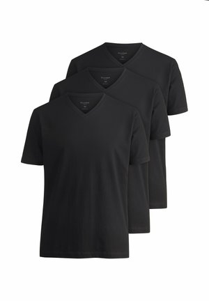 MODERN FIT 3 PACK - Undershirt - schwarz