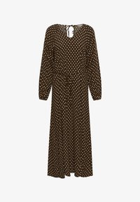 Ikke valgt, downtown brown dot print