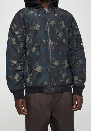 Veste mi-saison - mottled dark green