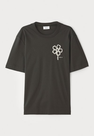 NN.07 PEDRO - Apdrukāts T-krekls - khaki