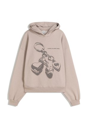 PRINTED - Hættetrøje - grey
