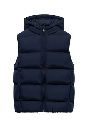 KID TEEN QUILTED WITH HOOD - Veste sans manches - royal blue