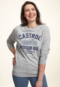 Henry Tiger CASTROL LIQUID ENGINEERING - Sudadera - heather grey