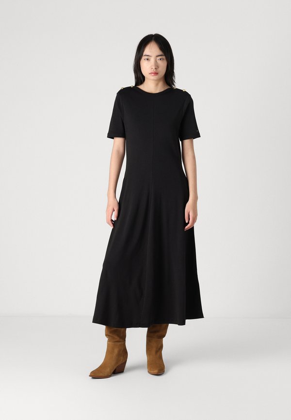 GOLD BUTTON DRESS - Day dress2