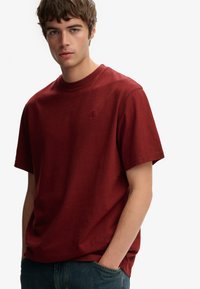 Superdry & Co BLANK - T-shirts basic - stanton red