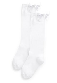 BOW 2 PACK STANDARD - Nadkolenky - white