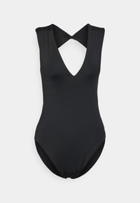 Seafolly - COLLECTIVE V NECK ONE PIECE - Maillot de bain - black Image miniature 1