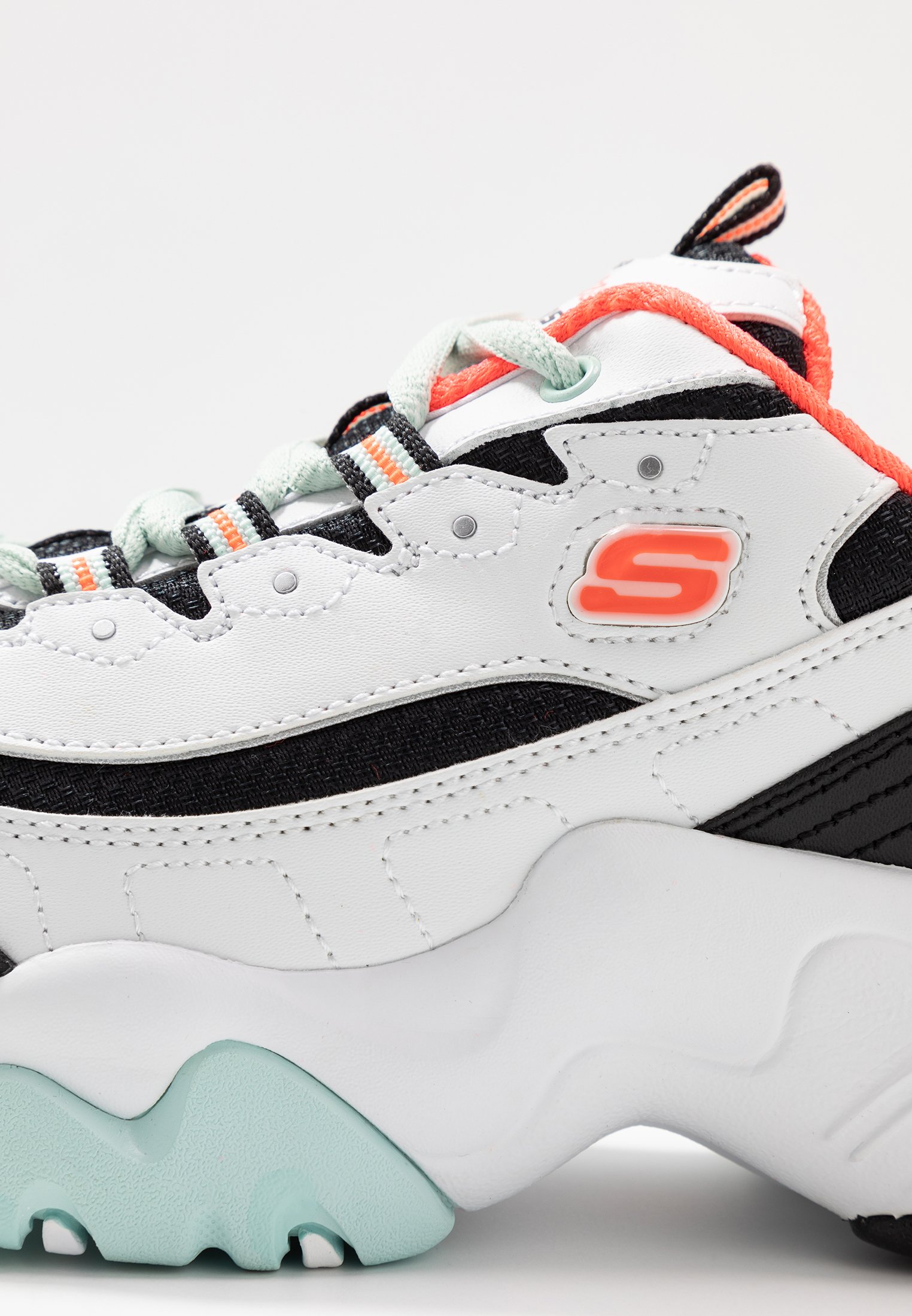 skechers d'lites orange