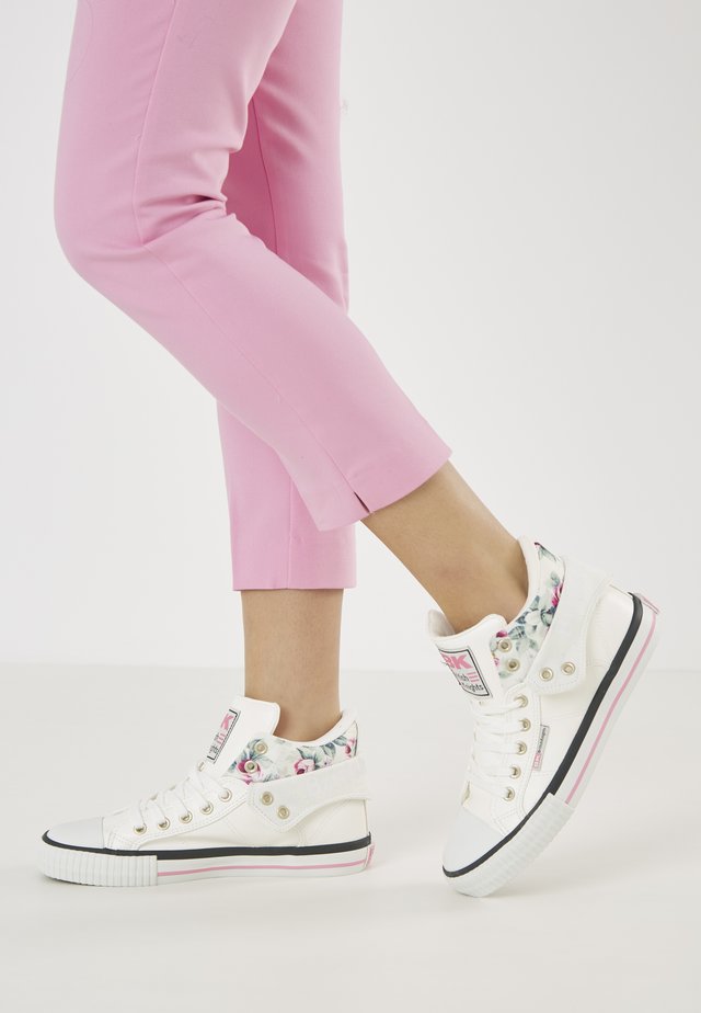ROCO - Baskets basses - white/flower