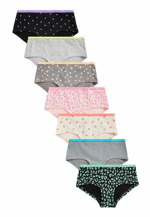 SEVEN PACK  - Slip - grey white black bright prints